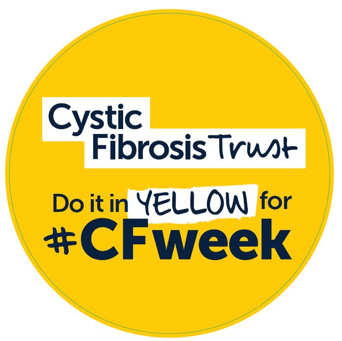 Wear Yellow Day Sticker Sheet (24 stickers per sheet) &ndash; Cystic Fibrosis  Trust
