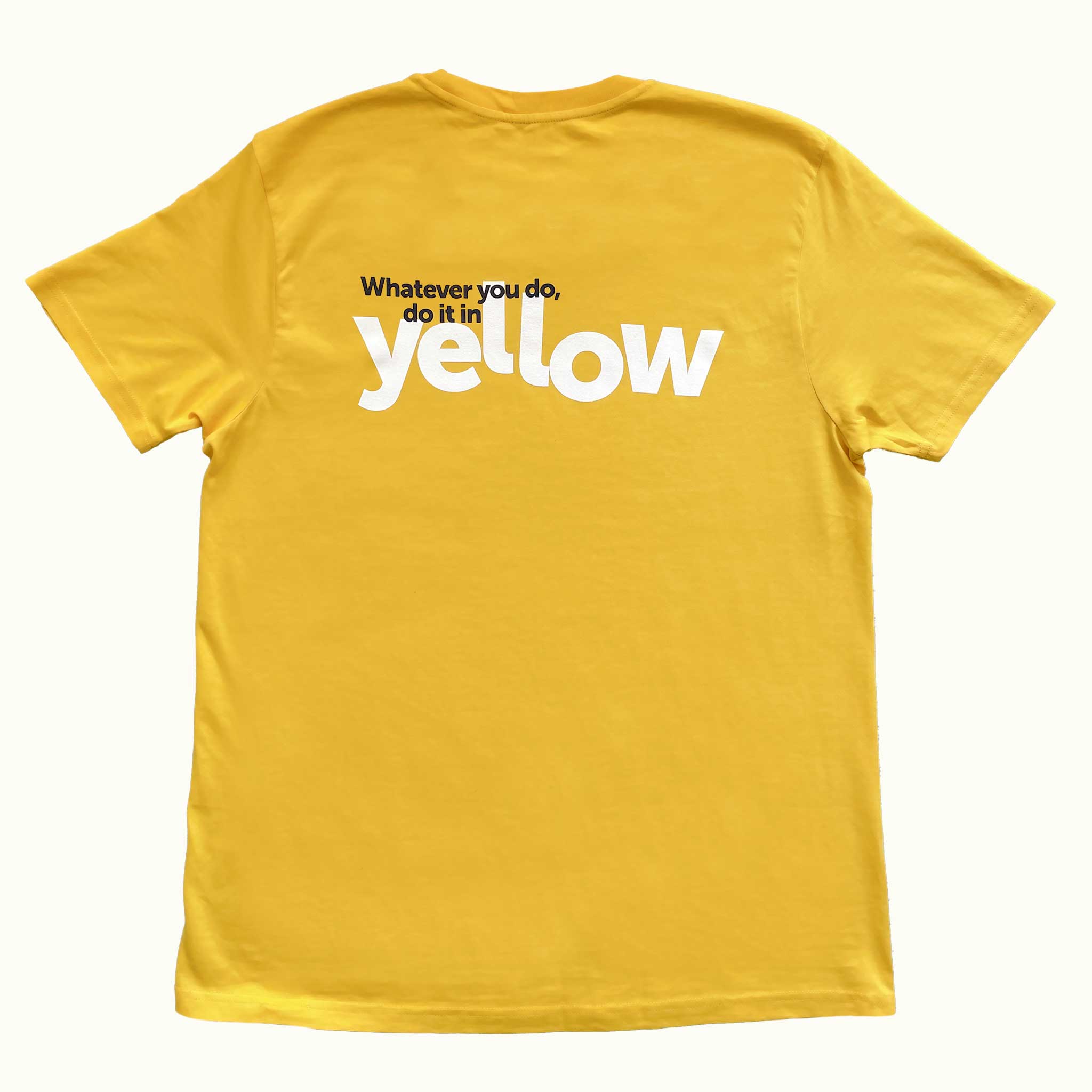 yellow just do it shirt